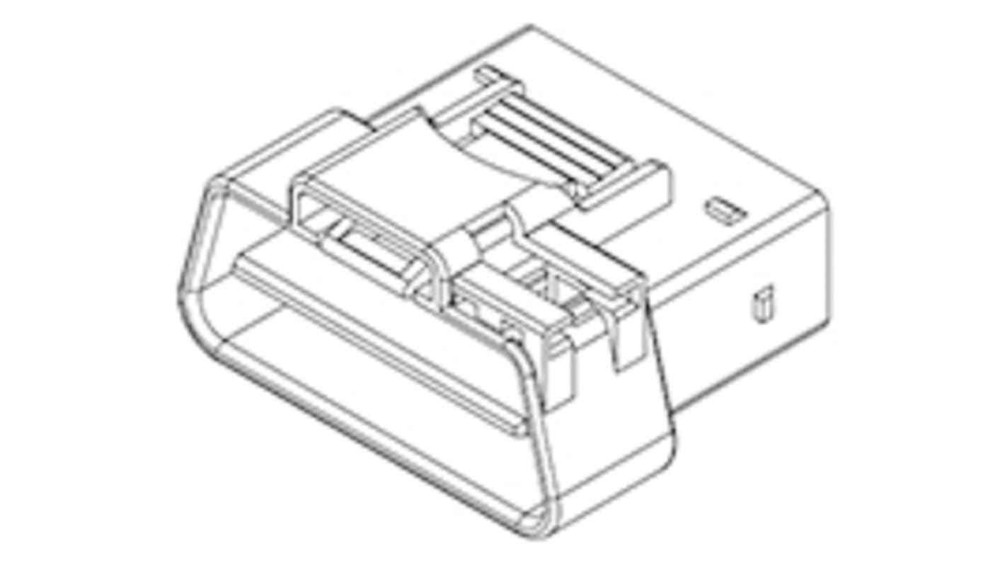 Molex, OBD-II Automotive Connector Plug 16 Way, Crimp Termination