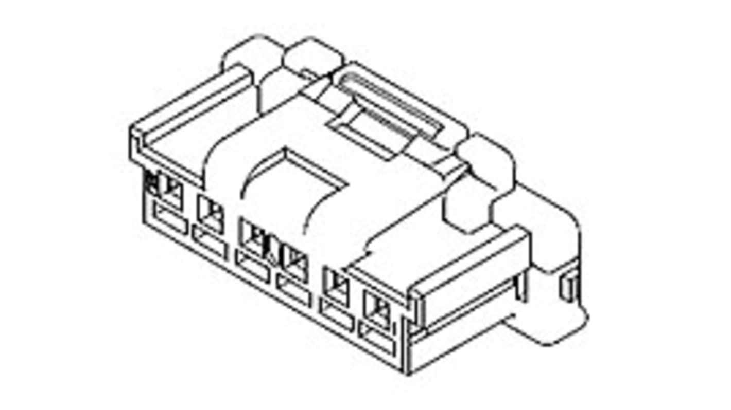 Molex 圧着コネクタハウジング 2極 ピッチ：2mm 1列 505151-0200