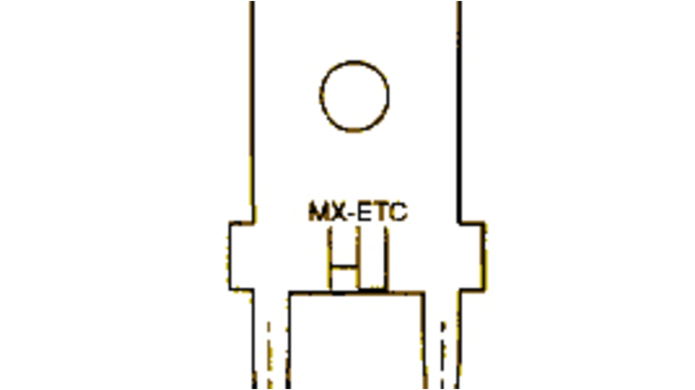 Connettore maschio Molex, 20 vie, 1 fila, passo 2.54mm