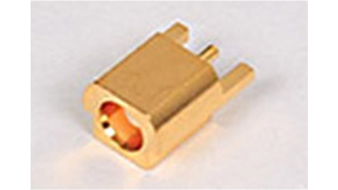 Connettore coassiale Ad angolo diritto Molex, Femmina, 50Ω, Montaggio su bordo
