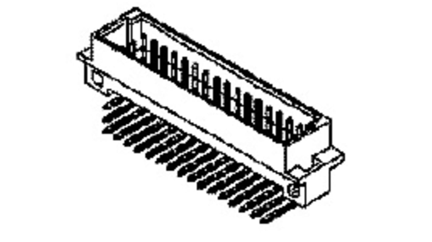 Molex 85040 DIN 41612-Steckverbinder Buchse Vertikal, 32-polig / 2-reihig, Raster 2.54mm Lötanschluss Durchsteckmontage