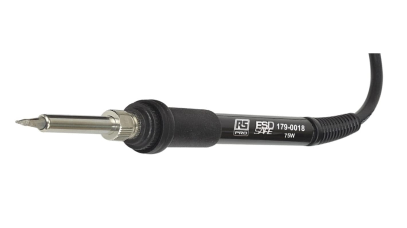 RS PRO Electric Soldering Iron, 75W, for use with Soldering Stations