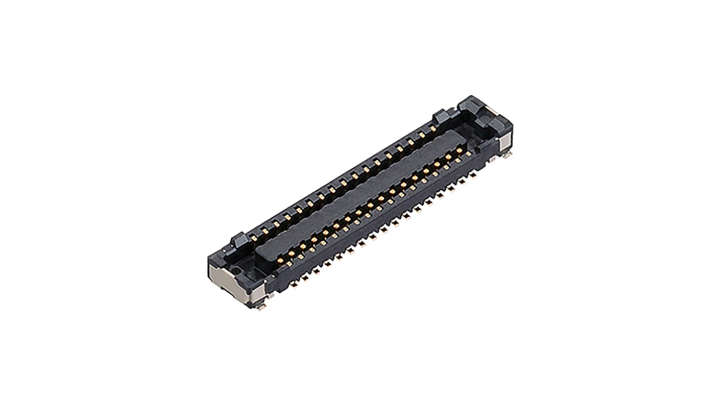 Panasonic S35 Series Surface Mount PCB Socket, 54-Contact, 2-Row, 0.35mm Pitch, Solder Termination
