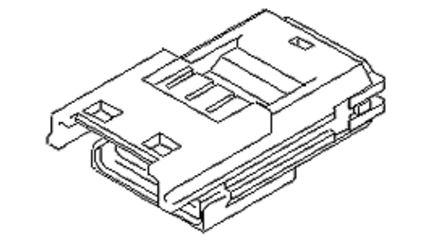 Conector de automoción Molex 52116 Hembra de 2 vías en 1 fila, 3A, terminación: Crimpado