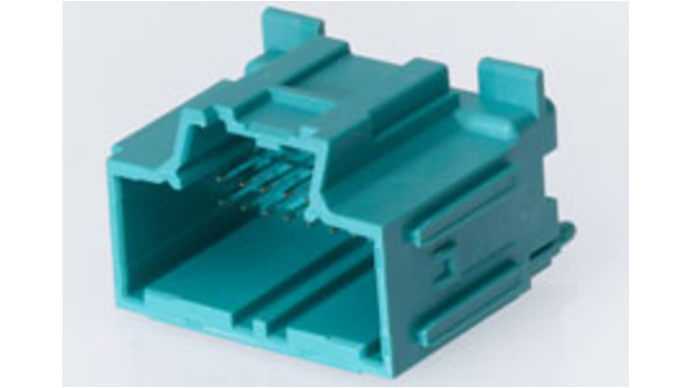 Molex ストレート 基板接続用ピンヘッダ 20極 2.54mm 2列, スルーホール実装