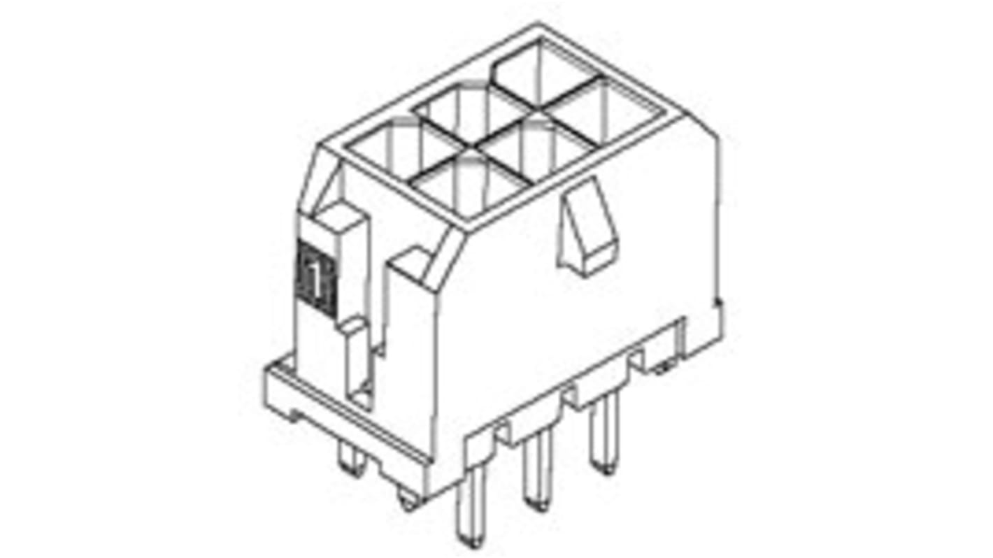 Molex 基板接続用ピンヘッダ 24極 3.0mm 2列 43045-2428