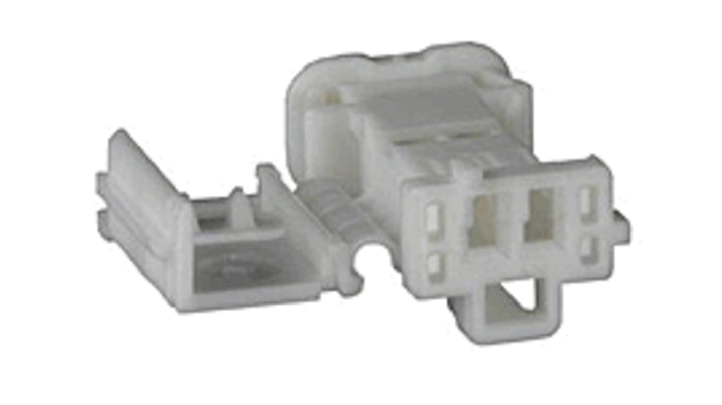 Molex Automotive Connector Socket White Cable Mount 2 Way, Crimp Termination 98817-1020