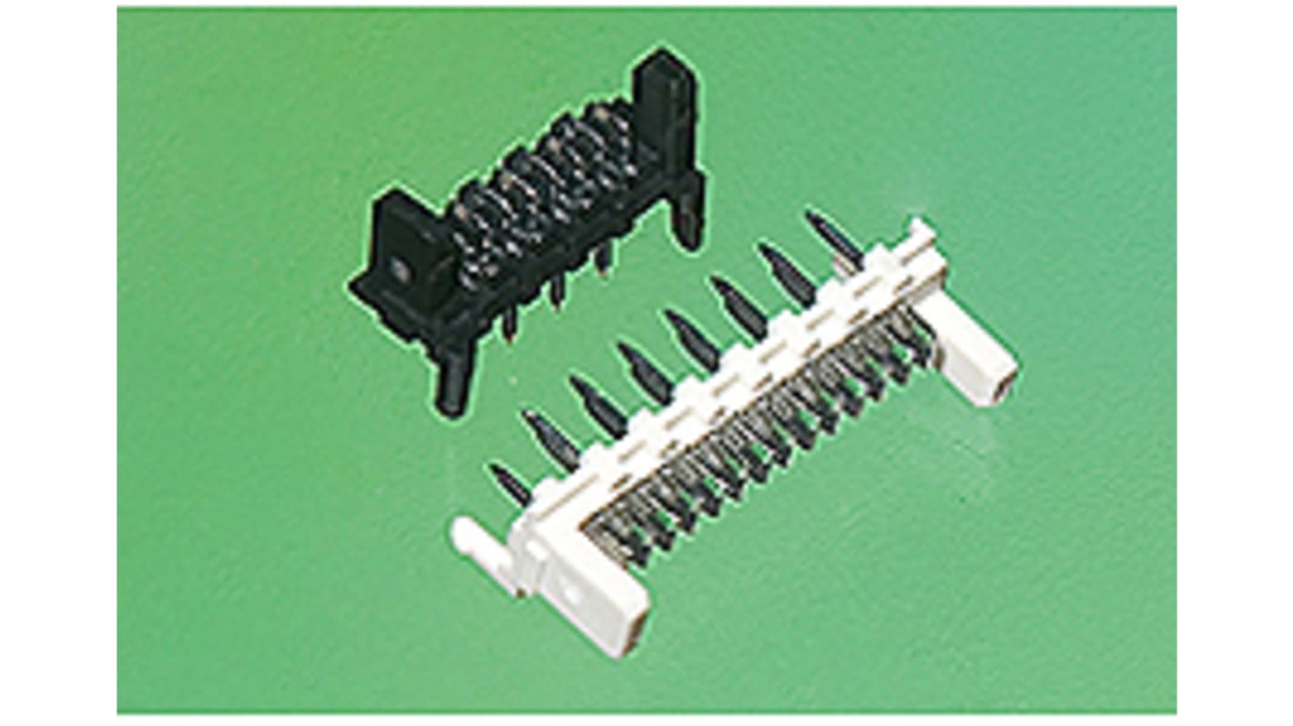 Molex IDC连接器, 公插, 16p, 1.27mm间距, SMT安装, IDC端接, 直向, Picoflex系列