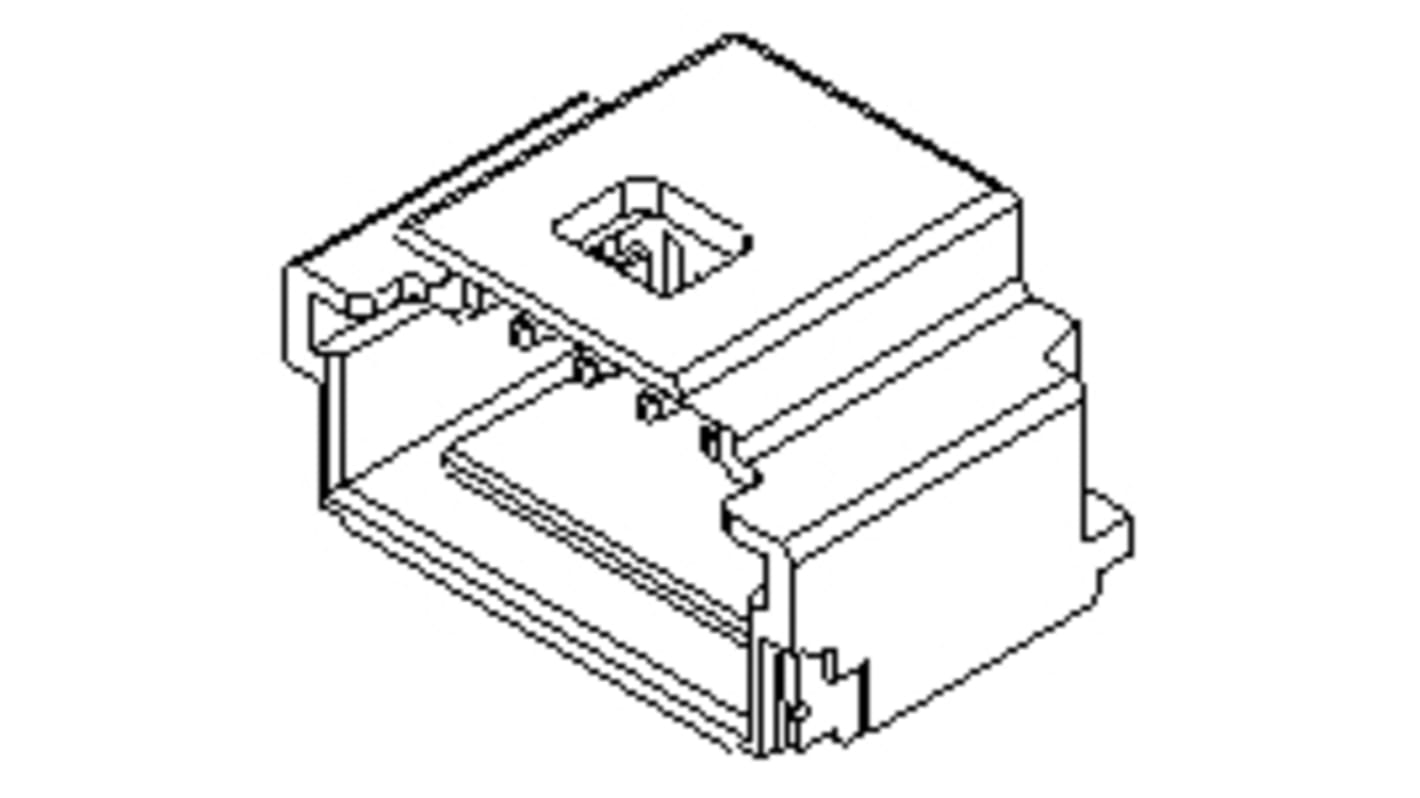 Molex Pico-Clasp Series Right Angle Surface Mount PCB Header, 14 Contact(s), 1.0mm Pitch, 1 Row(s), Shrouded