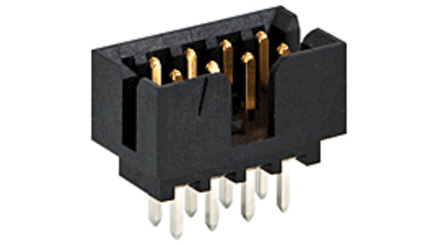 Molex ストレート 基板接続用ピンヘッダ 10極 2.0mm 2列, 表面実装