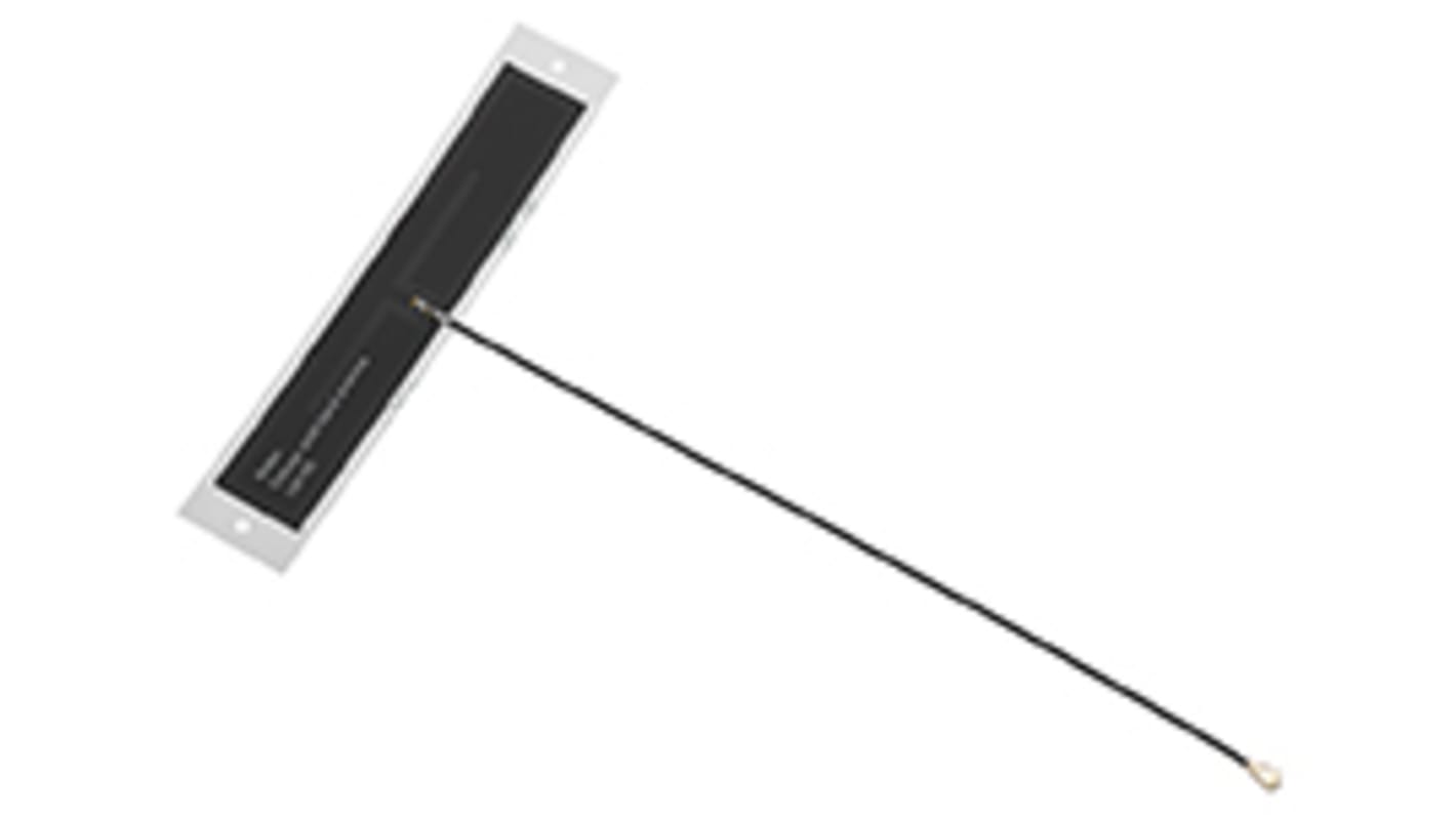 Mindenirányú Molex Többsávos antenna Átvezető lyuk/csavaros 146185-0100 Patch MCRF 1.5, 3.2, 4dBi 2G (GSM/GPRS), 3G