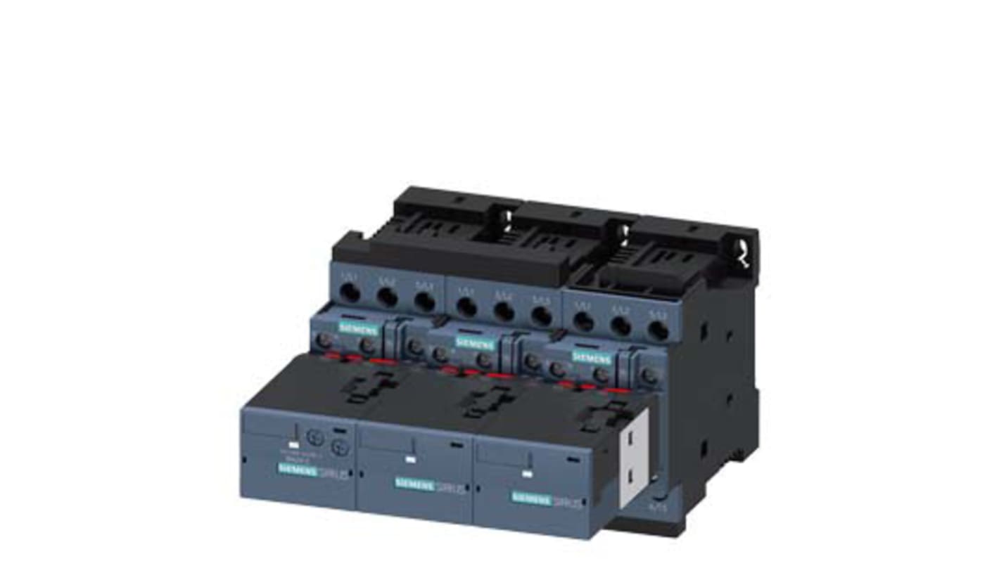 Ensemble de contacteur pour étoile-triangle Siemens SIRIUS à utiliser avec Démarreur étoile-triangle (triangle) AC-3