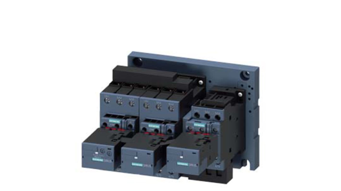 Ensemble de contacteur pour étoile-triangle Siemens SIRIUS à utiliser avec Démarreur étoile-triangle (triangle) AC-3