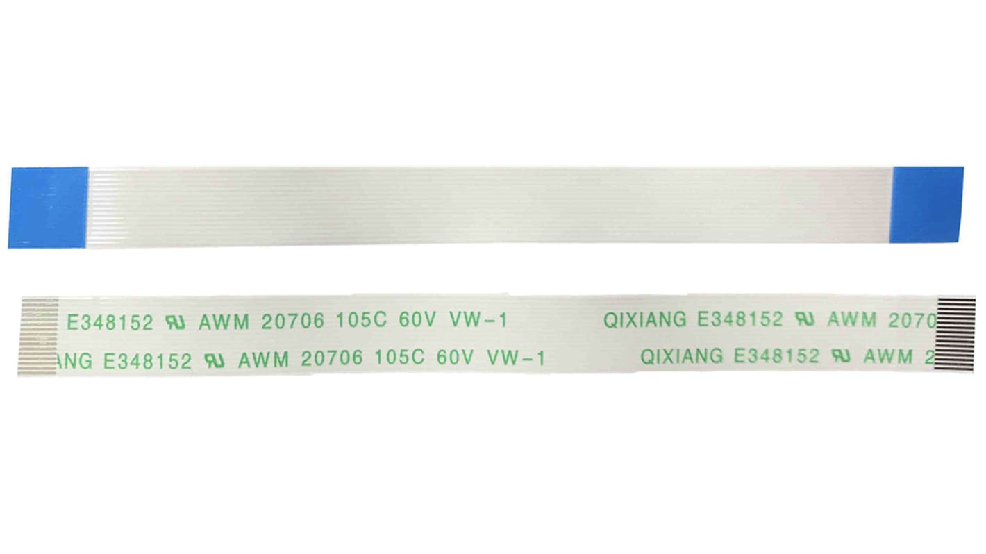 RS PRO FFC Ribbon Cable, 16-Way, 0.5mm Pitch, 50mm Length