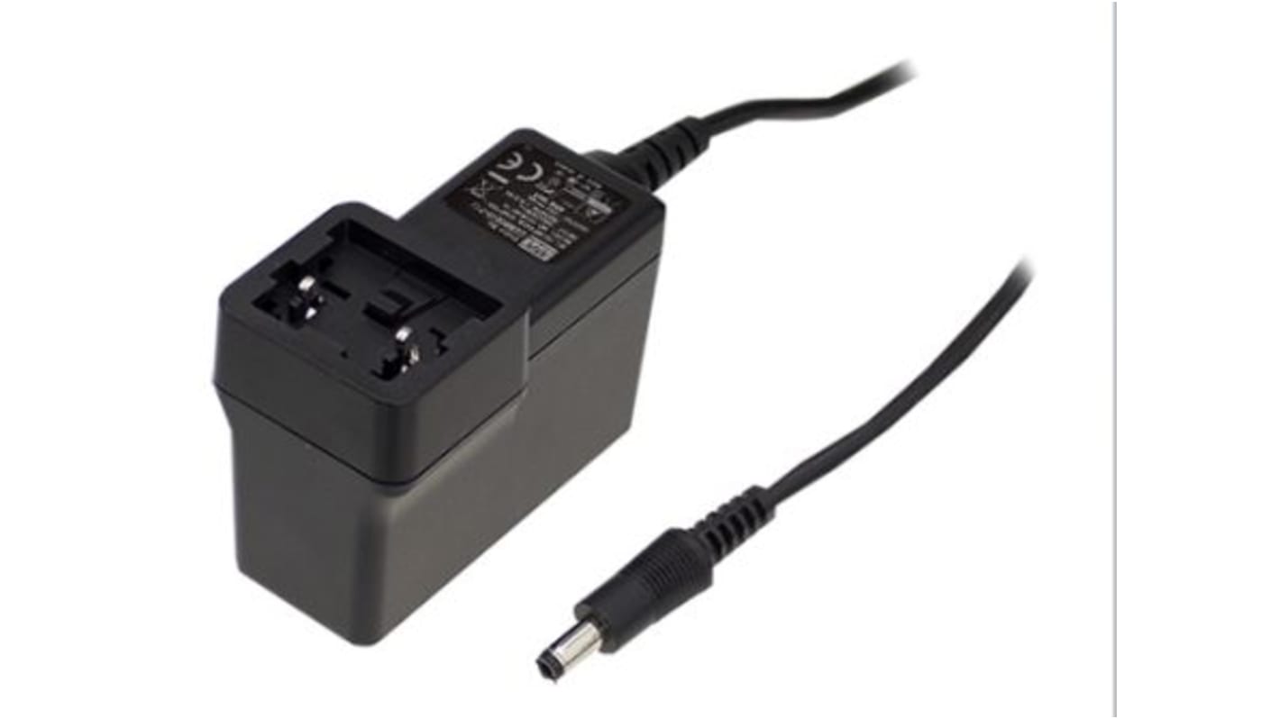 MEAN WELL 30W Plug-In AC/DC Adapter 5V dc Output, 6A Output