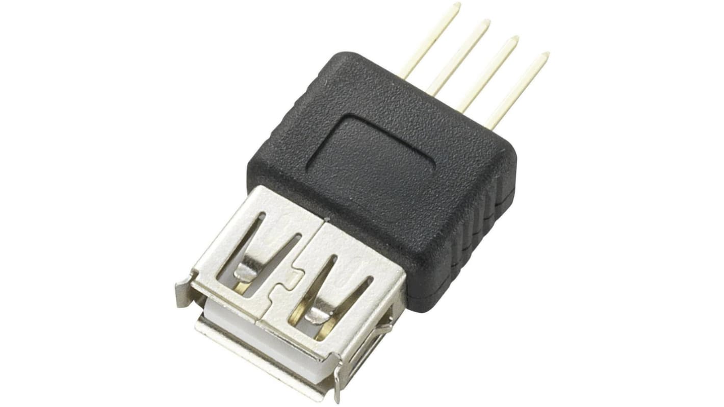 Connettore USB tipo A RS PRO Femmina, Montaggio con foro passante