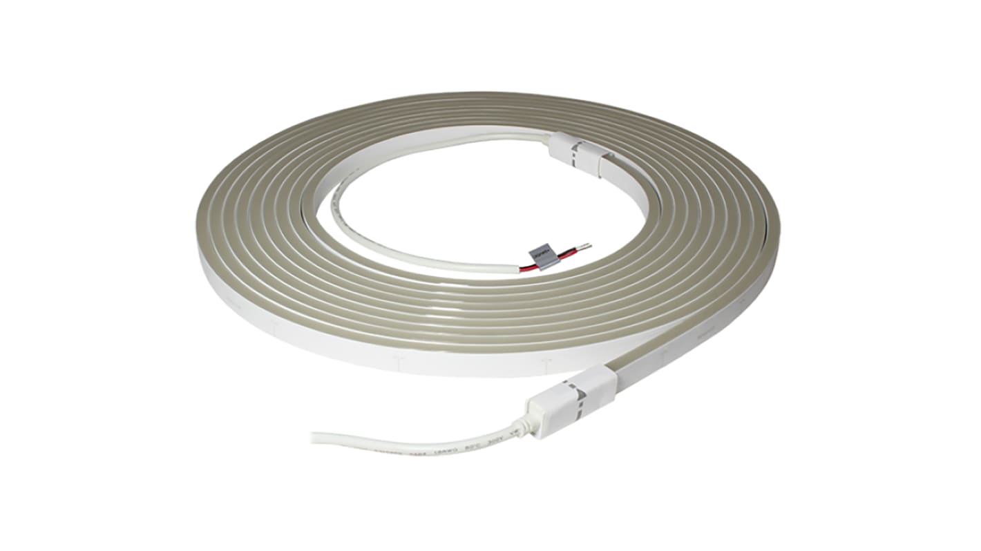 PowerLED 24V dc White LED Strip Light, 5700K Colour Temp, 5m Length