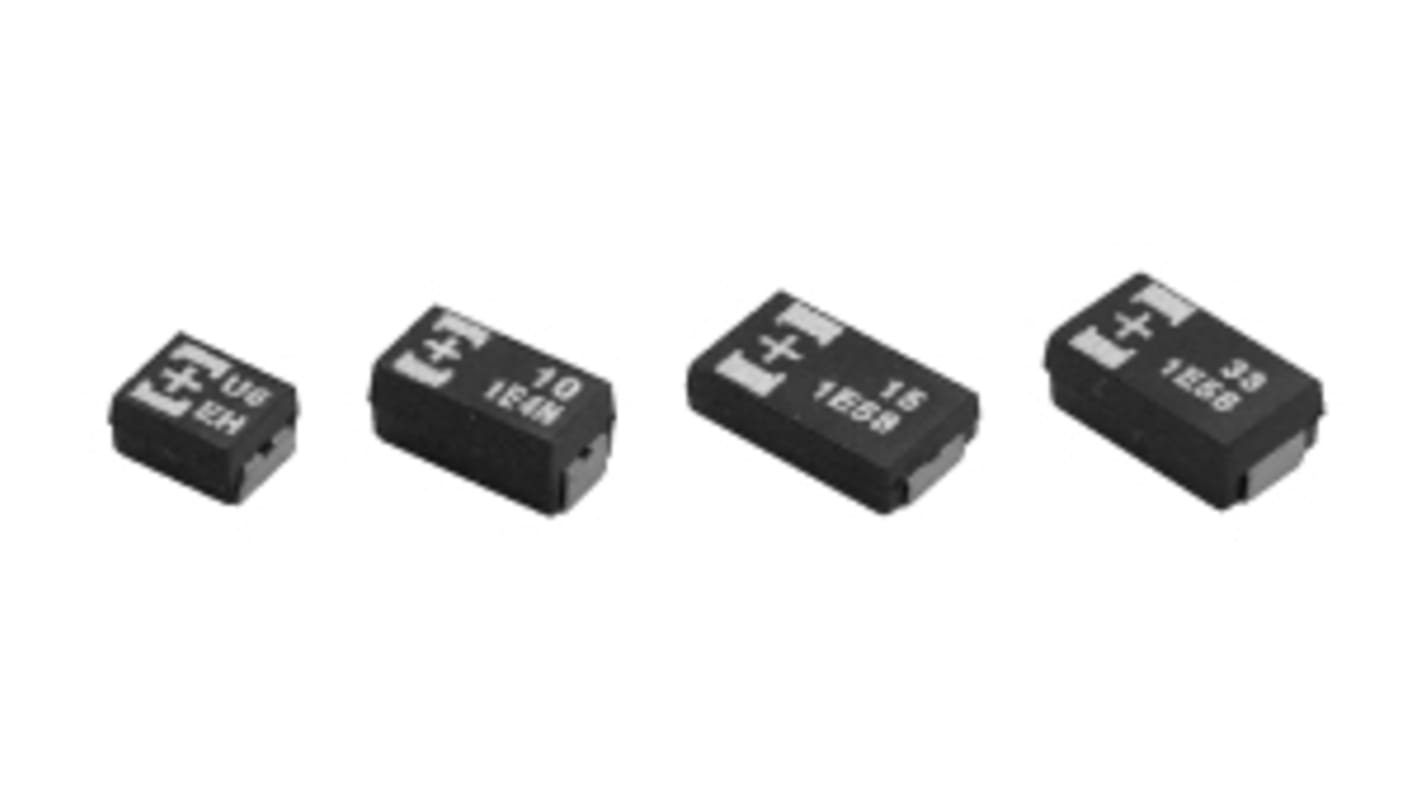 Panasonic 100μF Surface Mount Polymer Capacitor, 16V dc