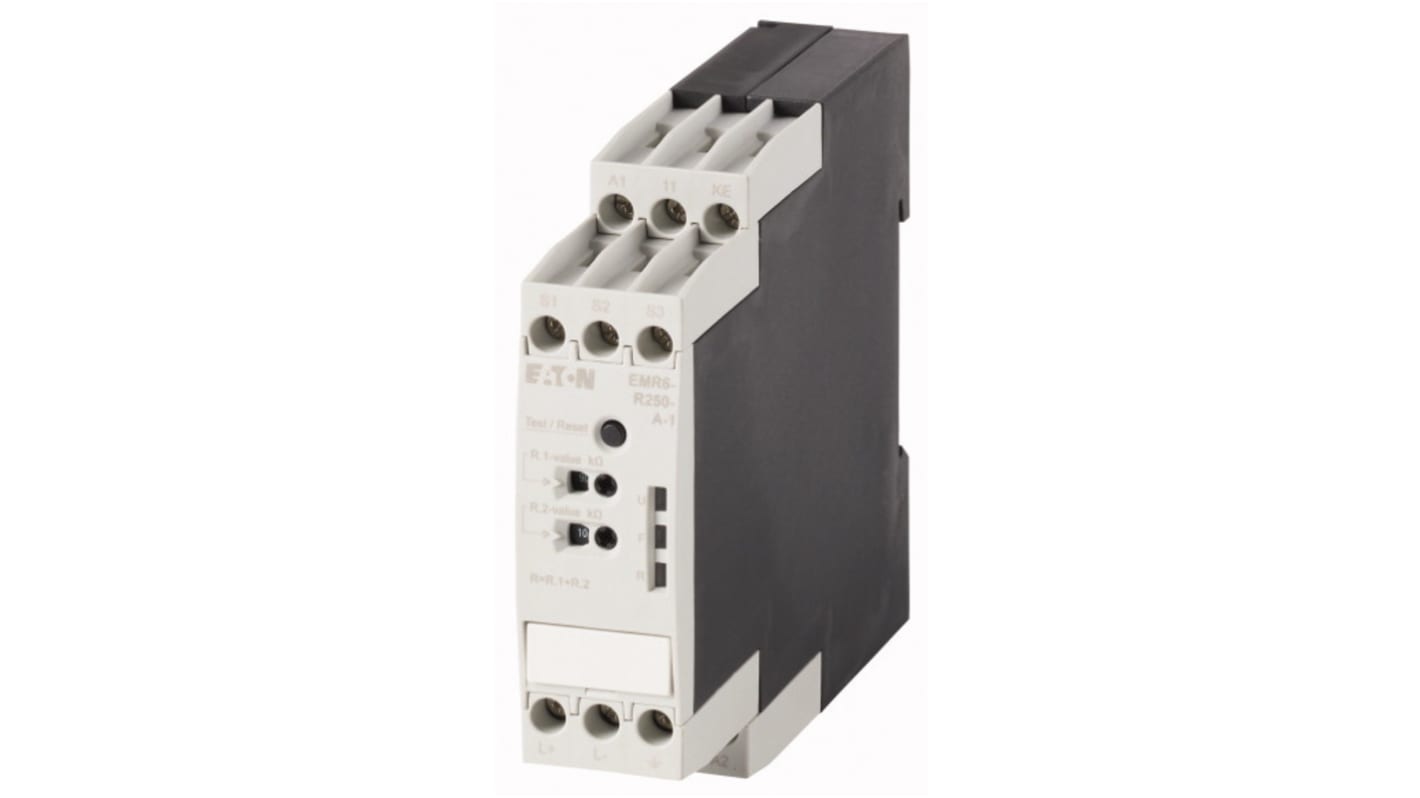 Eaton Insulation Monitoring Relay, 3 Phase, 0 → 250 V ac, 0 → 300V dc, DIN Rail
