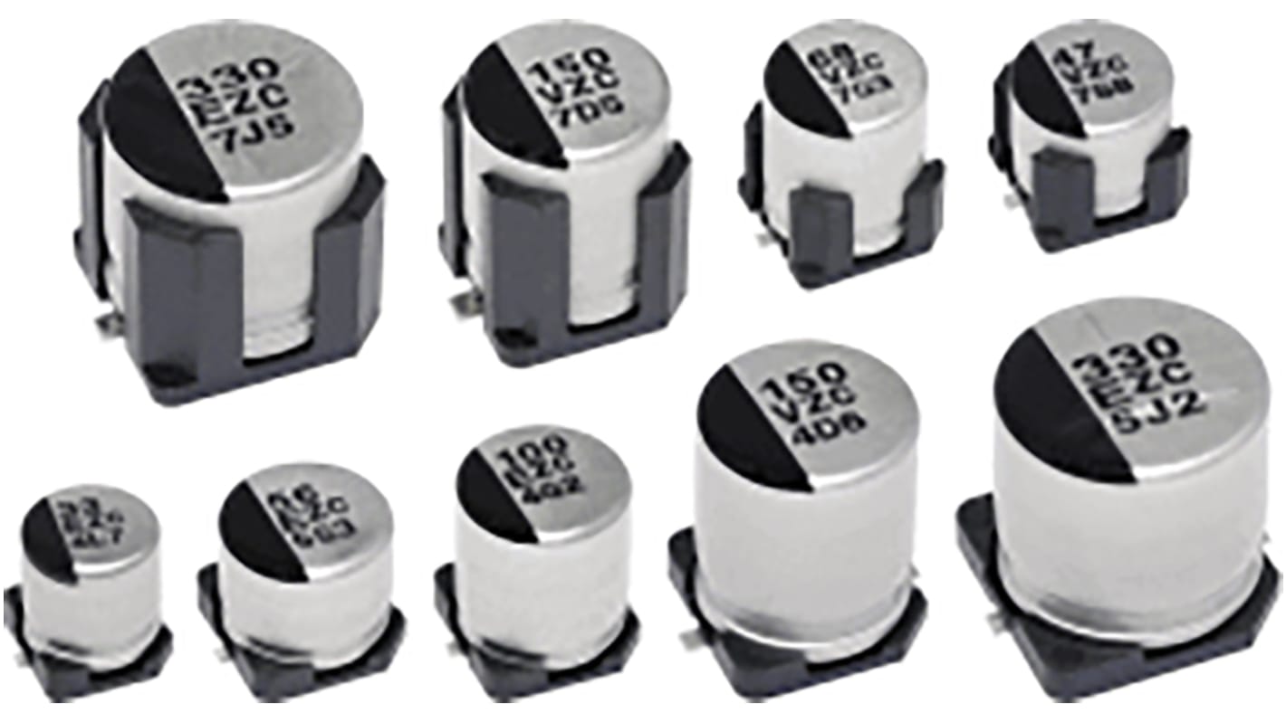 Panasonic ポリマーコンデンサ,ZC,47μF,80V dc,EEHZC1K470P | RS Panasonic ポリマーコンデンサ,ZC,47μF,80V dc,EEHZC1K470P | RS
