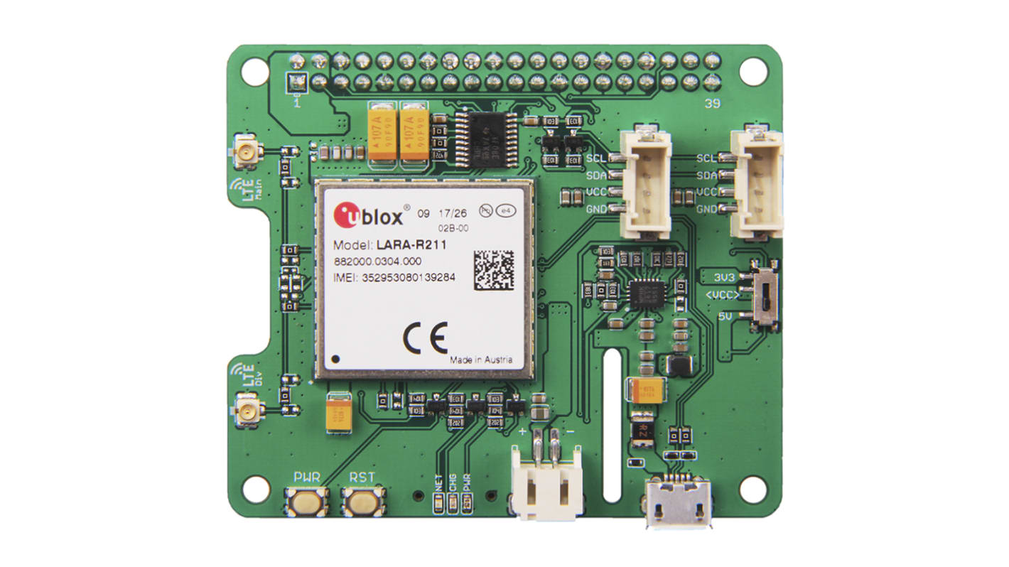 Seeed Studio LTE CAT1 Pi HAT Cellular Communications Add On Board For Raspberry Pi