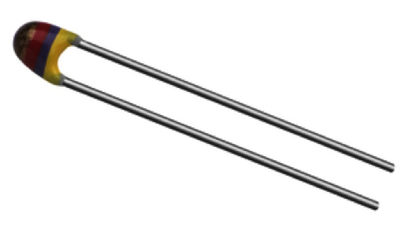 Vishay NTCLE100E3 NTC-Thermistor, NTC, 10kΩ, 15s, -4.38% /K, Toleranz ±3%, 500mW, 3.3 x 3 x 9mm