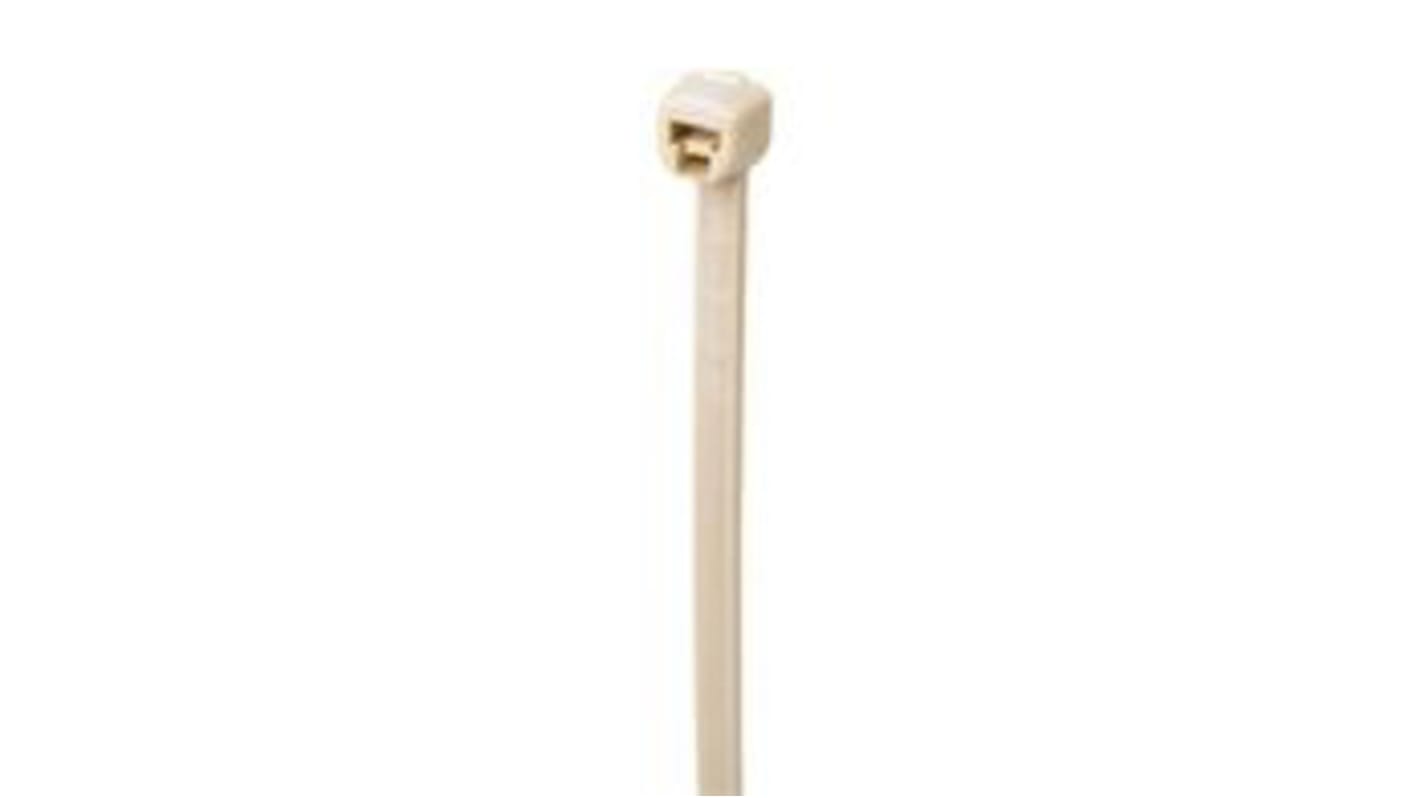 ABB Cable Tie, 195mm x 4.7 mm, Beige Nylon, Pk-50