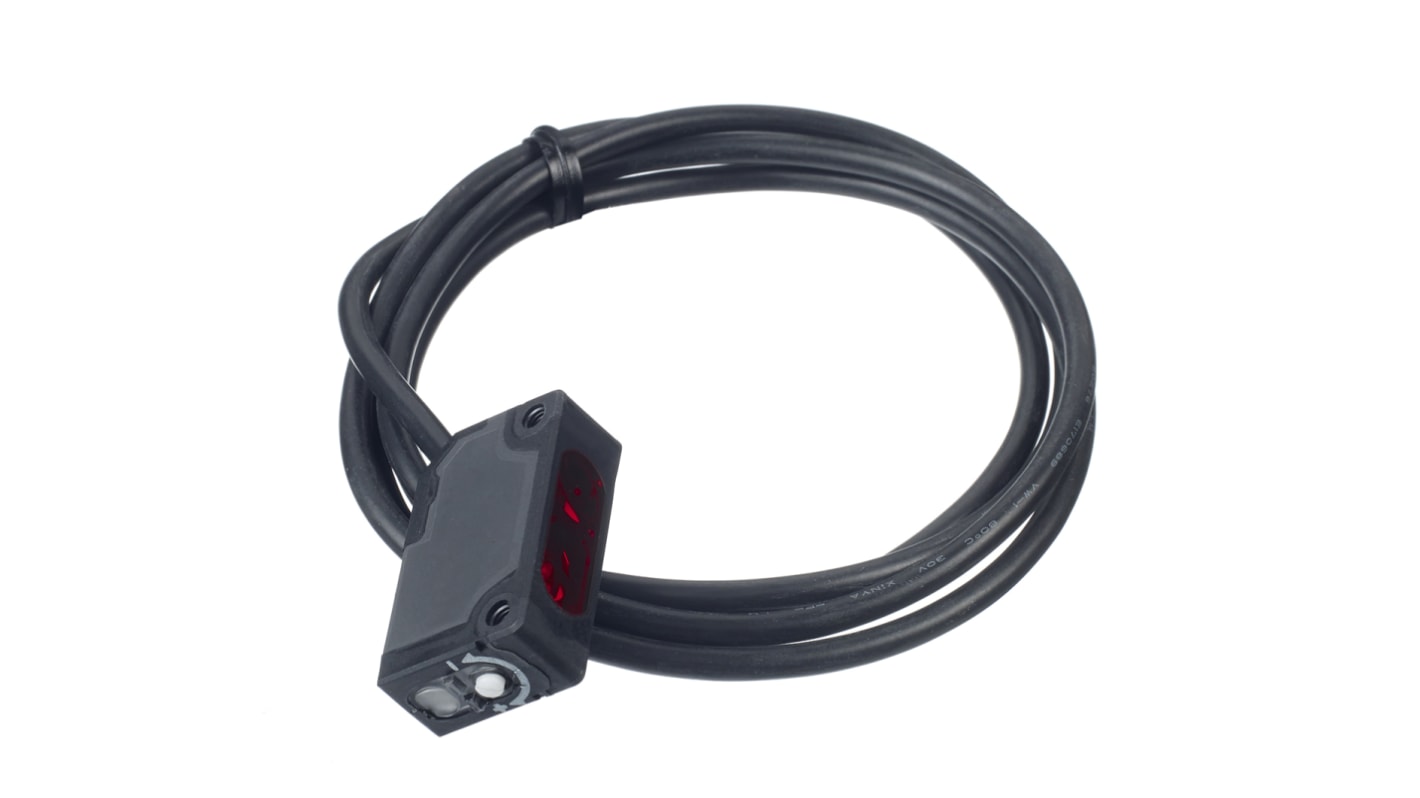 Idec Background Suppression Photoelectric Sensor, Block Sensor, 20 mm → 200 mm Detection Range