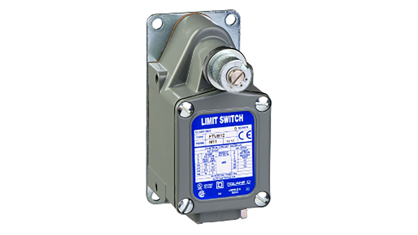 Telemecanique Sensors Severe Duty Series Limit Switch, IP65, IP66, IP67, SPDT-DB, Die Cast Zinc Housing, 600V ac Max,