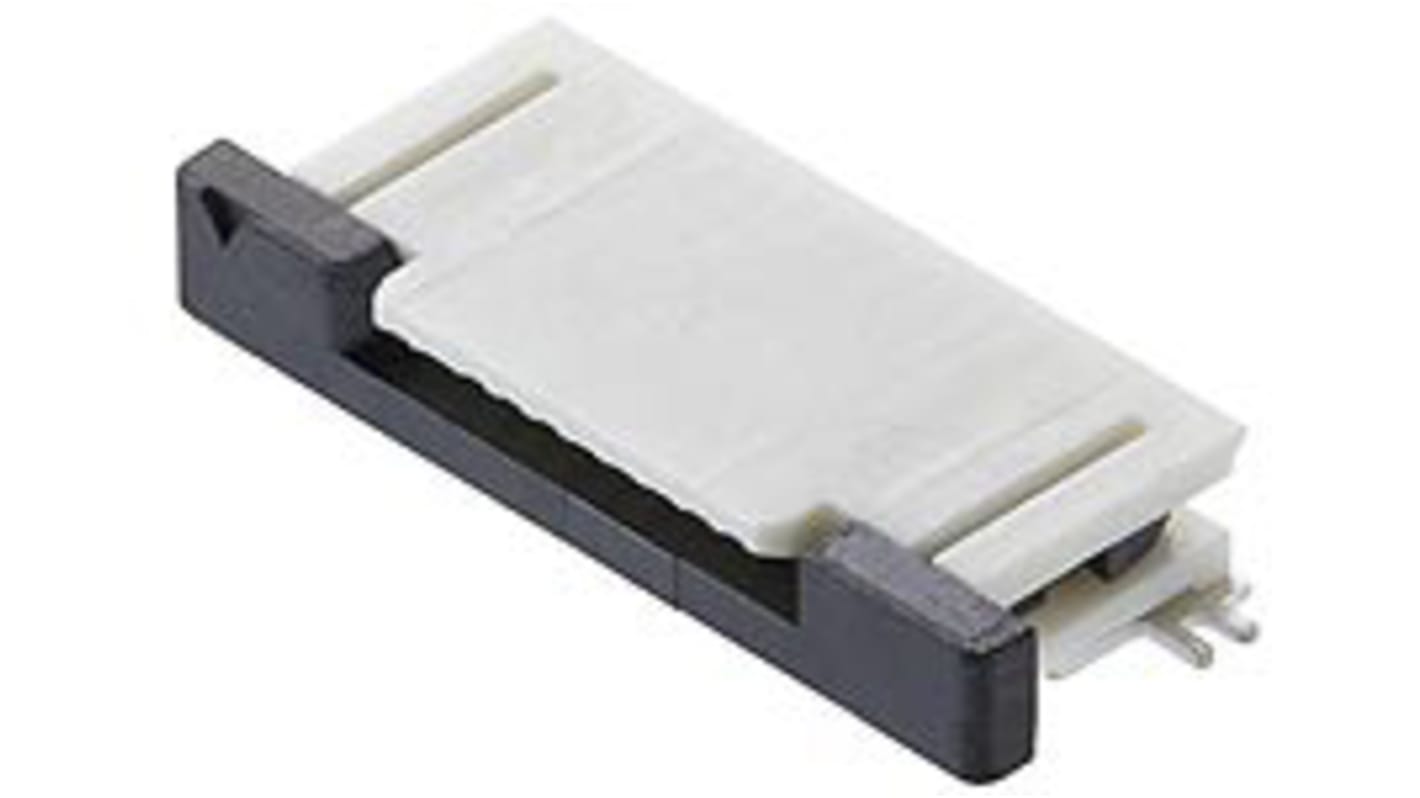 Molex FPC连接器, 母座, 40p, 0.5mm间距, 单排, SMT安装, 直角, 500mA, 50 V