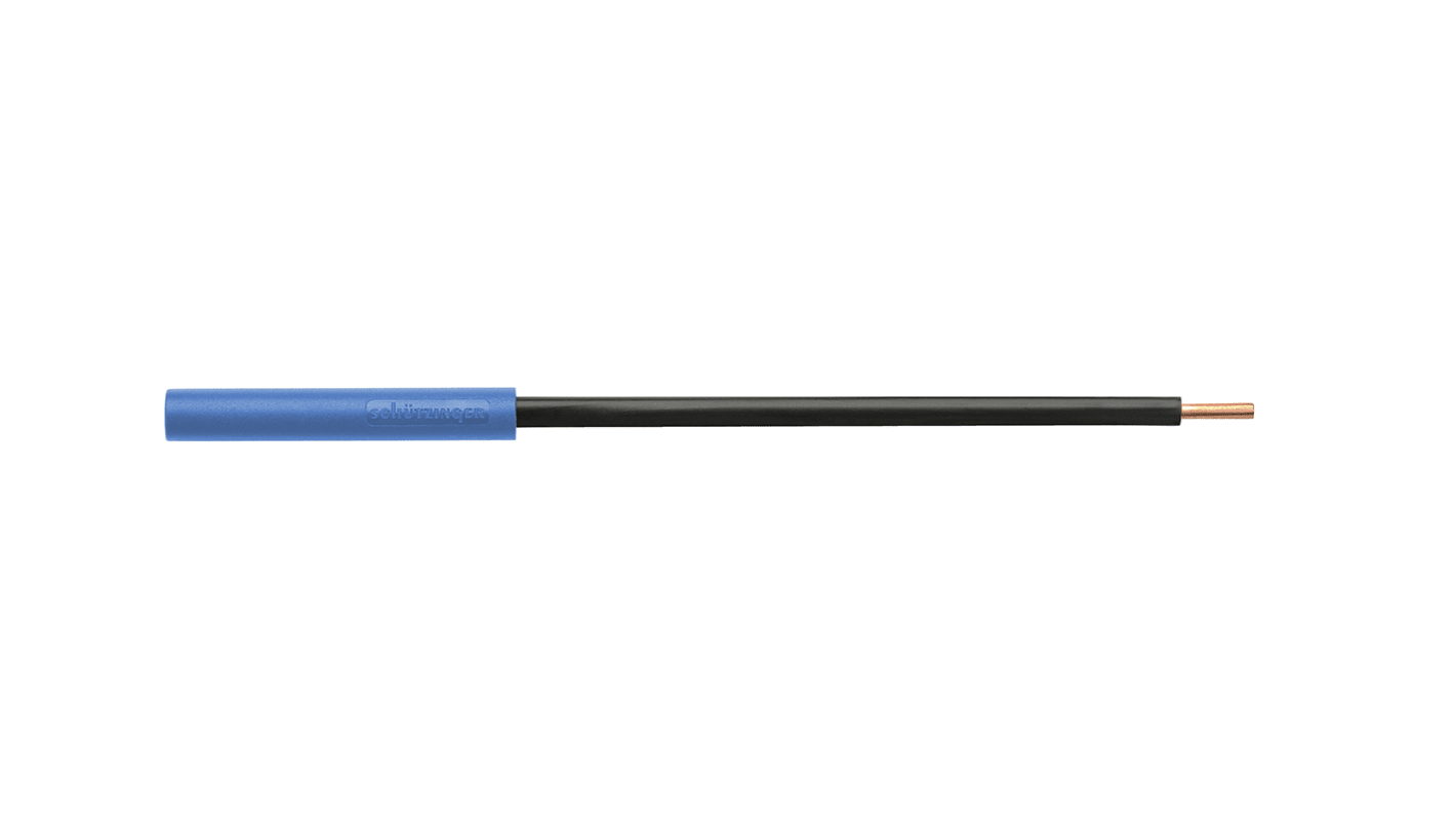 Presa a banana Schutzinger, Femmina, Blu, 32A, 4 mm