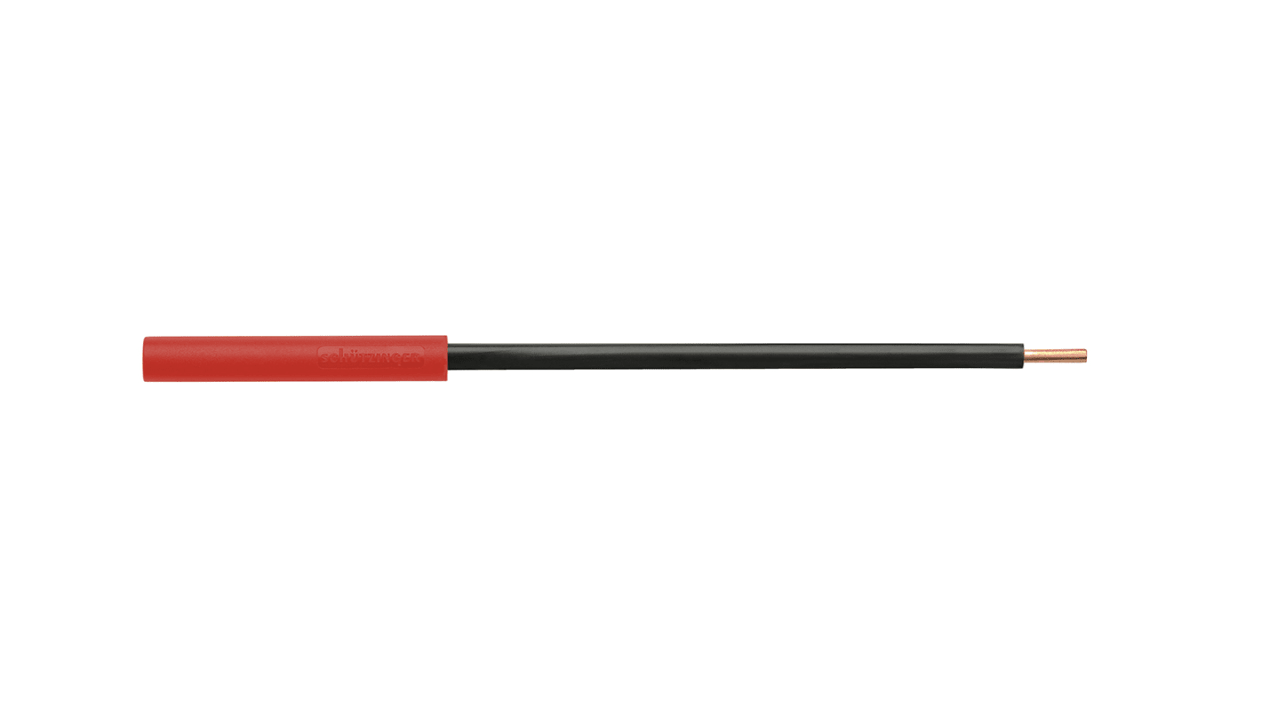 Schutzinger Red, Female Banana Socket With Copper contacts and Nickel Plated