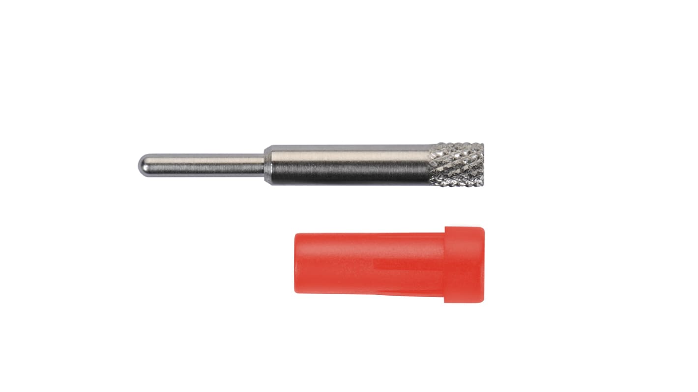 Schutzinger 2mm香蕉插座, 红色, 33 V ac, 70V 直流, 10A, PC 引脚式, 24.5mm长, 镀镍
