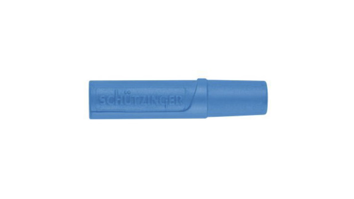 Schutzinger Red Female Banana Coupler, 2mm Connector, Solder Termination, 10A, 33 V ac, 70V dc, Nickel Plating