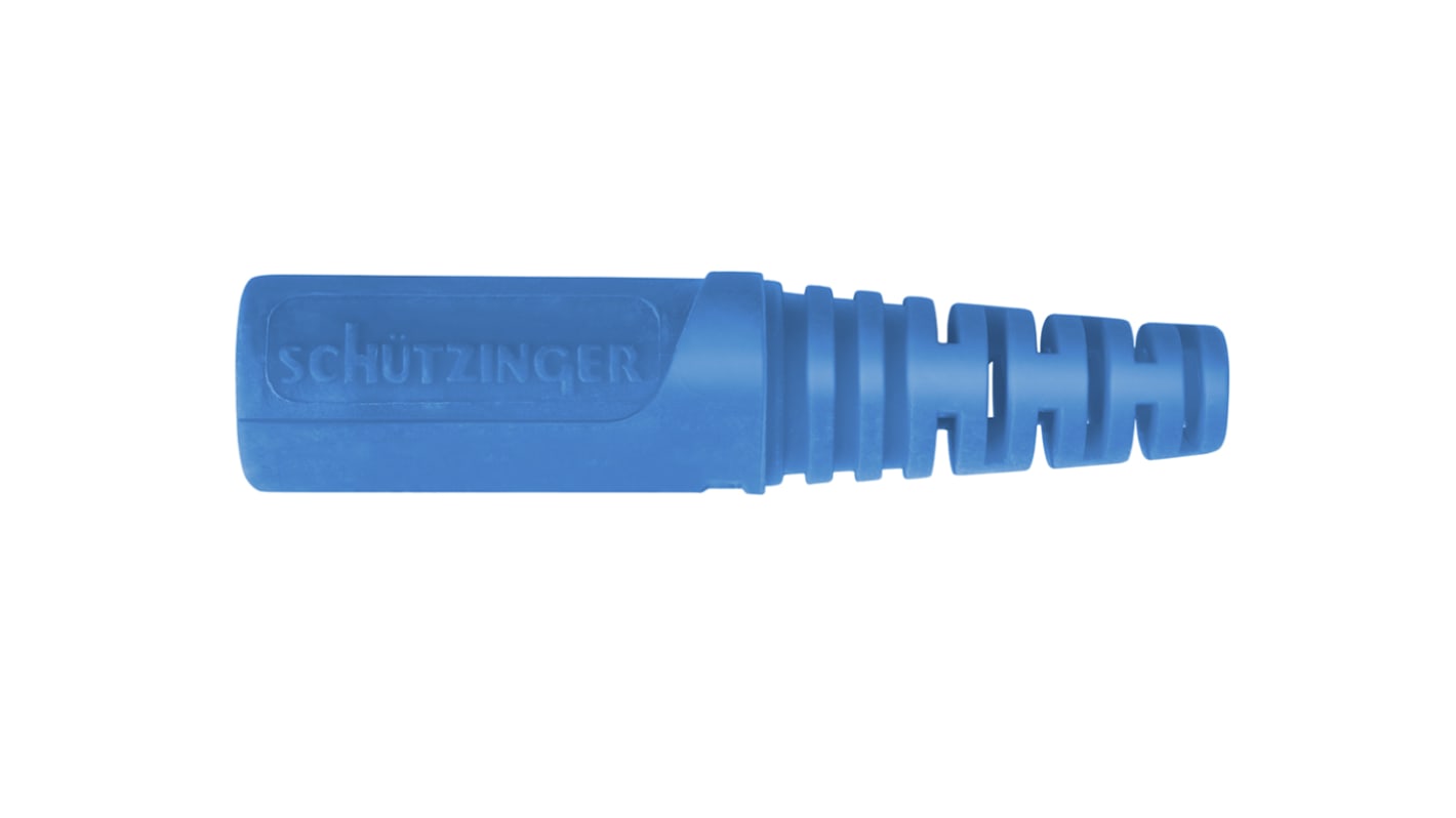 Accoppiatore a banana Schutzinger, Femmina, Blu, 32A, 4 mm