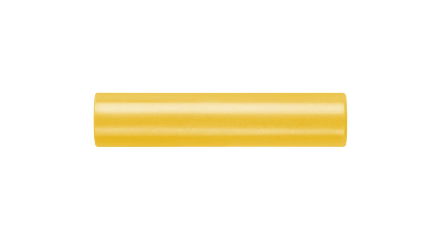 Schutzinger Yellow, Female to Female Banana adapter With Brass contacts