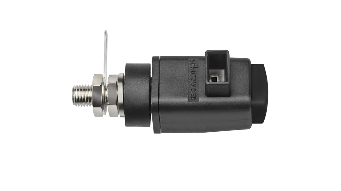 Schutzinger Black Terminal Post, 300V, 16A