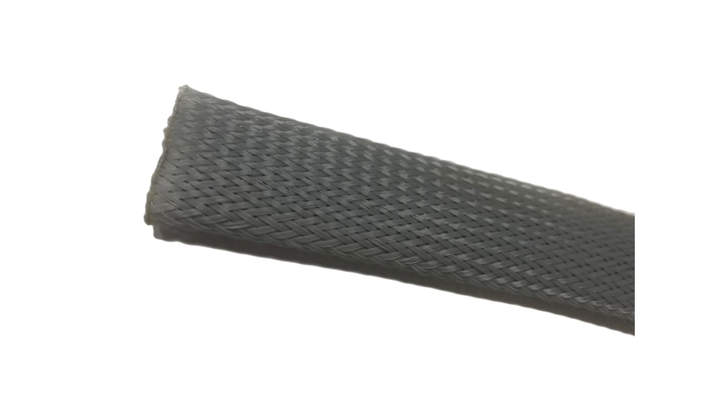 RS PRO Kabelflex, Diameter: 30mm, Grå, Udvidelig, PET
