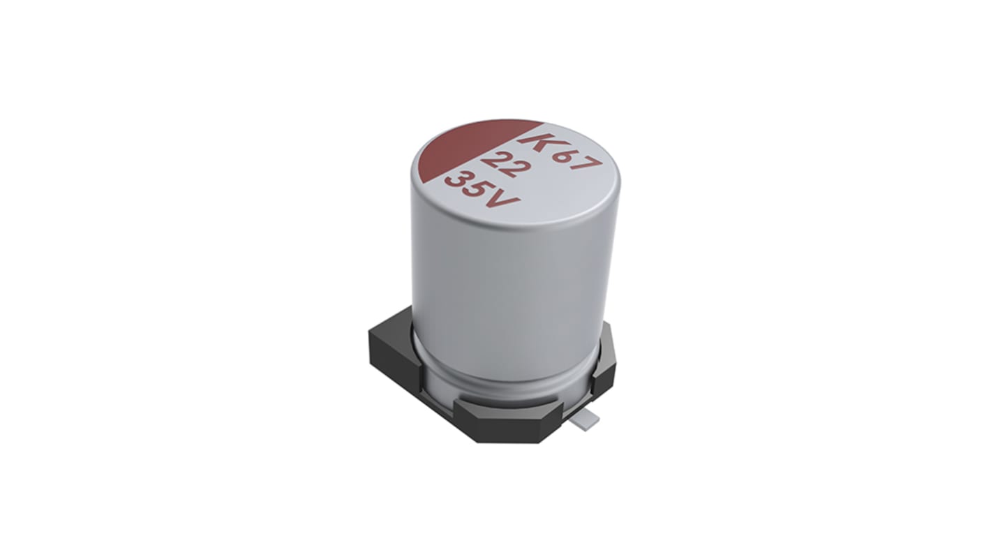 KEMET 68μF Surface Mount Polymer Capacitor, 63V dc