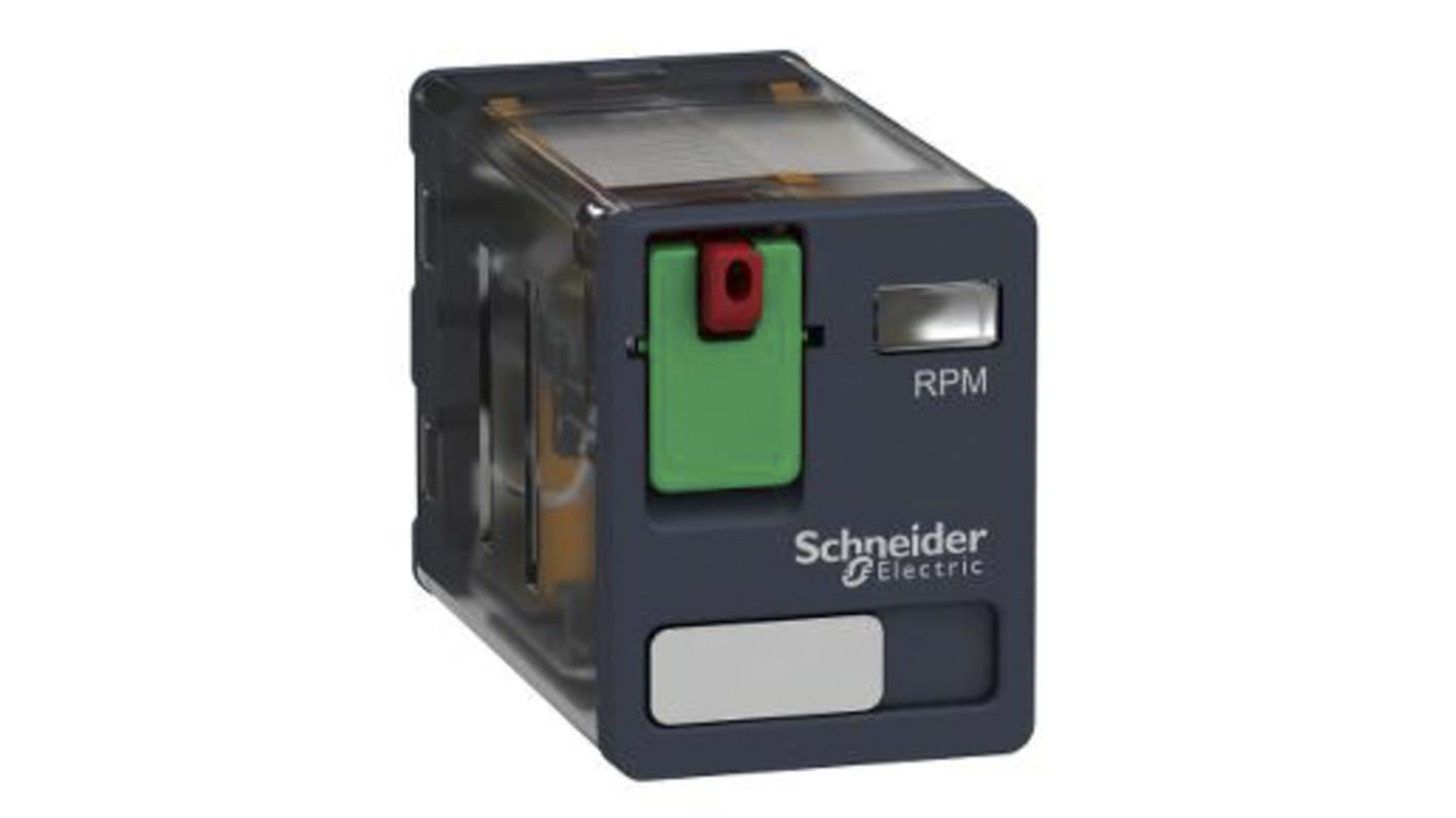 Schneider Electric Power Relay, 230V ac Coil, 15 A @ 250 V ac, 15 A @ 28 V dc Switching Current, DPDT