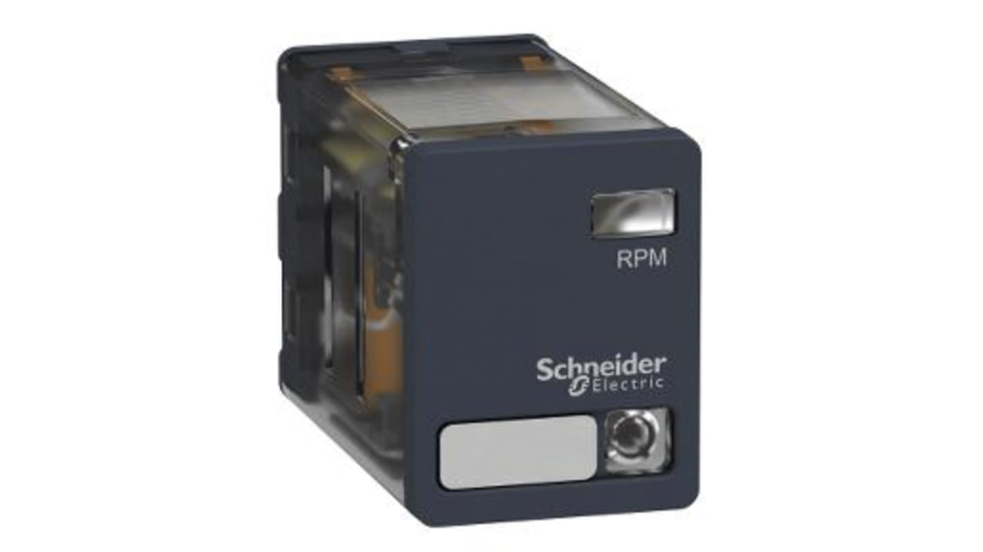 Schneider Electric Power Relay, 230V ac Coil, 15 A @ 250 V ac, 15 A @ 28 V dc Switching Current, DPDT