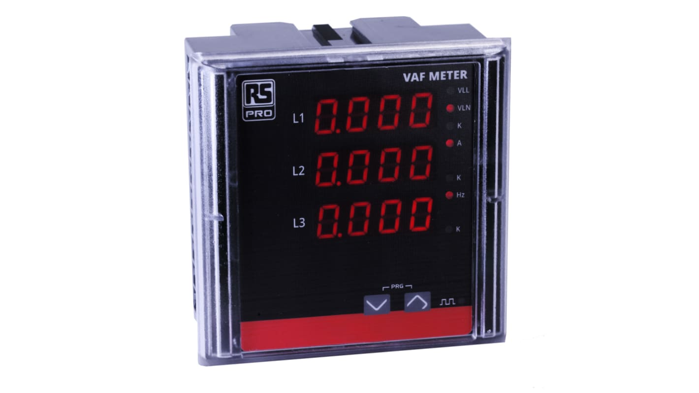 RS PRO 3 Phase Energy Meter, Type