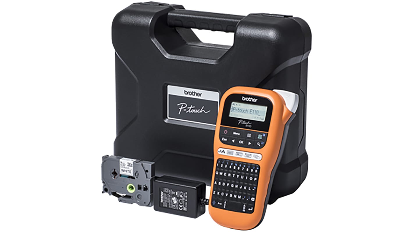 Brother PT-E110VP Handheld Label Printer, 12mm Max Label Width