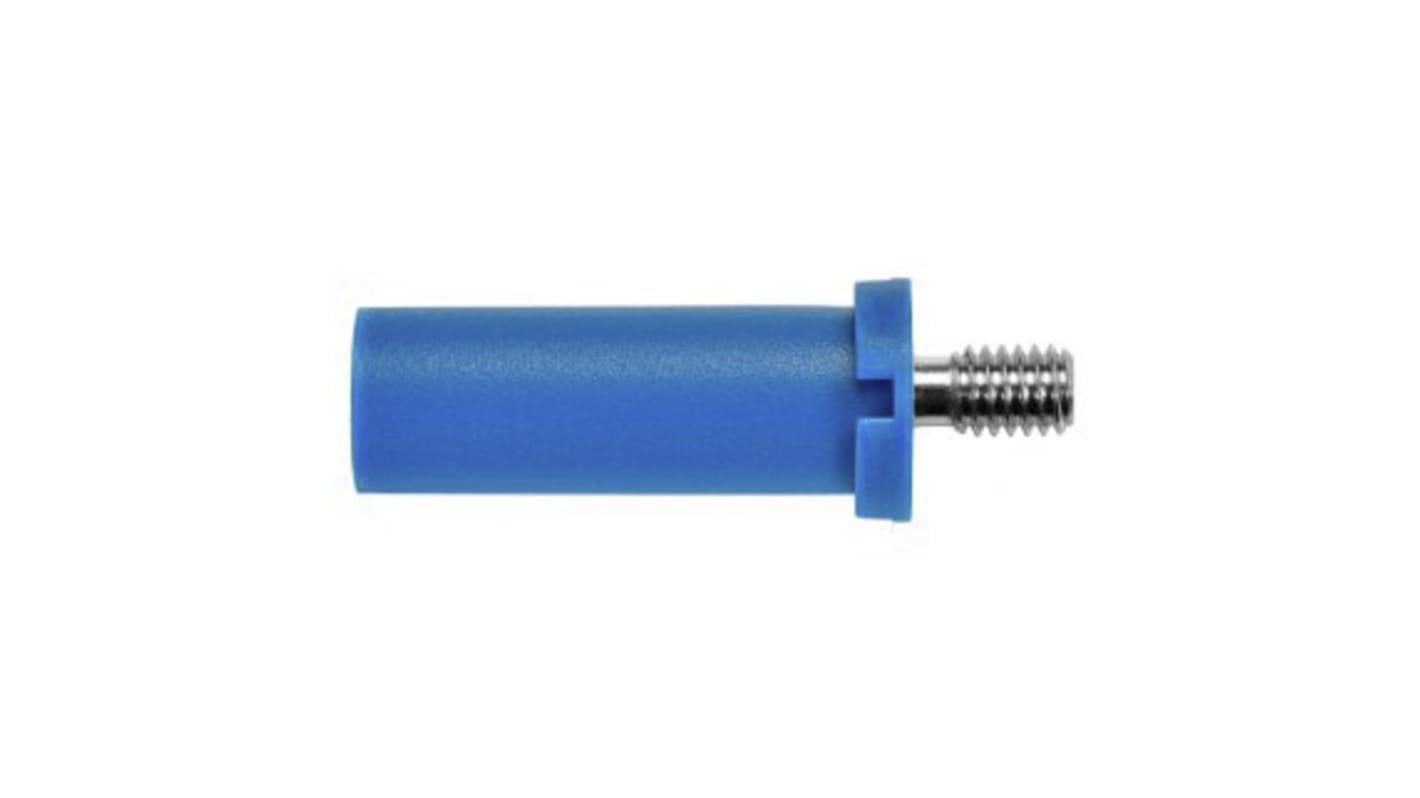 Conector banana Macho, 32A, 600V, Contacto Níquel, Gris