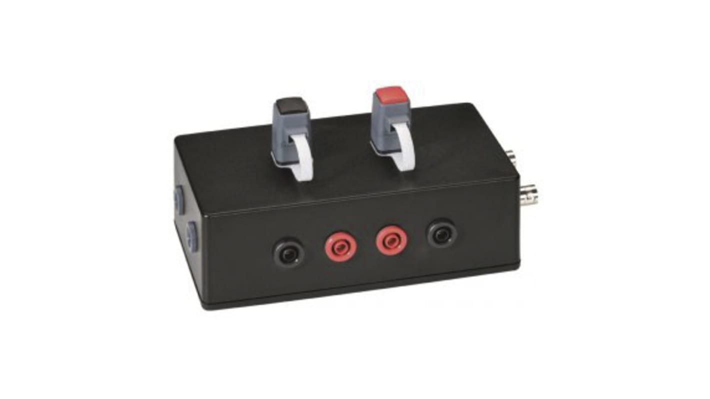 Schutzinger 测试头转接头, 母头, 黑色, 30 V ac, 60 V dc, 1A, 镀金，镍