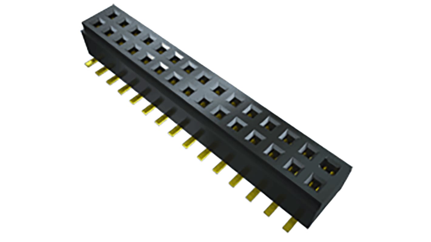 Gniazdo PCB 16 -pinowe 2 -rzędowe raster: 1mm typu płytka – płytka Kąt Proste SMD
