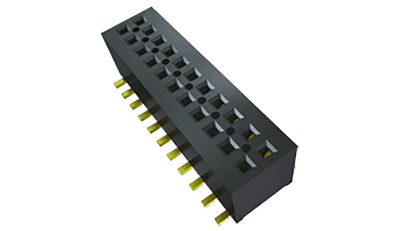 Gniazdo PCB 14 -pinowe 2 -rzędowe raster: 1mm typu płytka – płytka Kąt Proste SMD