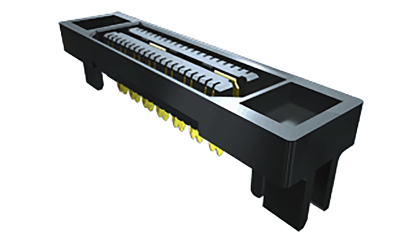 Samtec 基板接続用ソケット, 28 Pin 2 列 0.8mm ピッチ 表面実装