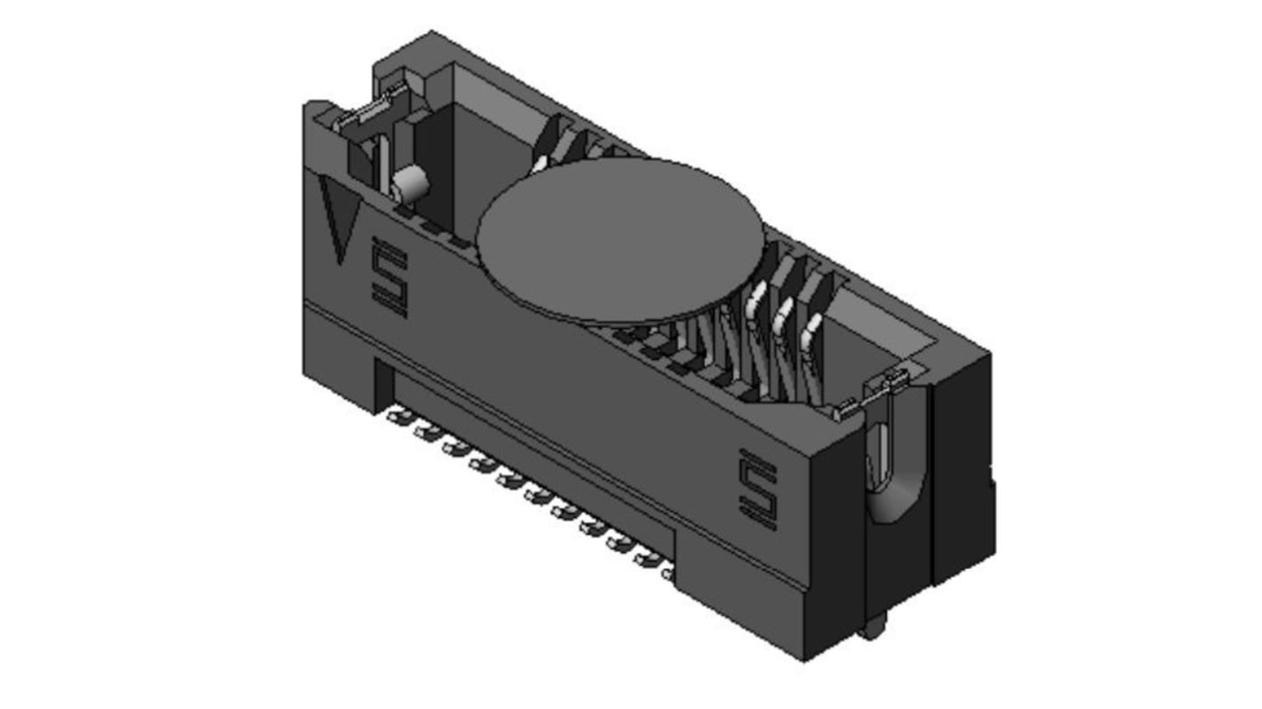Gniazdo PCB 22 -pinowe 2 -rzędowe raster: 0.8mm typu płytka – płytka Kąt Proste SMD