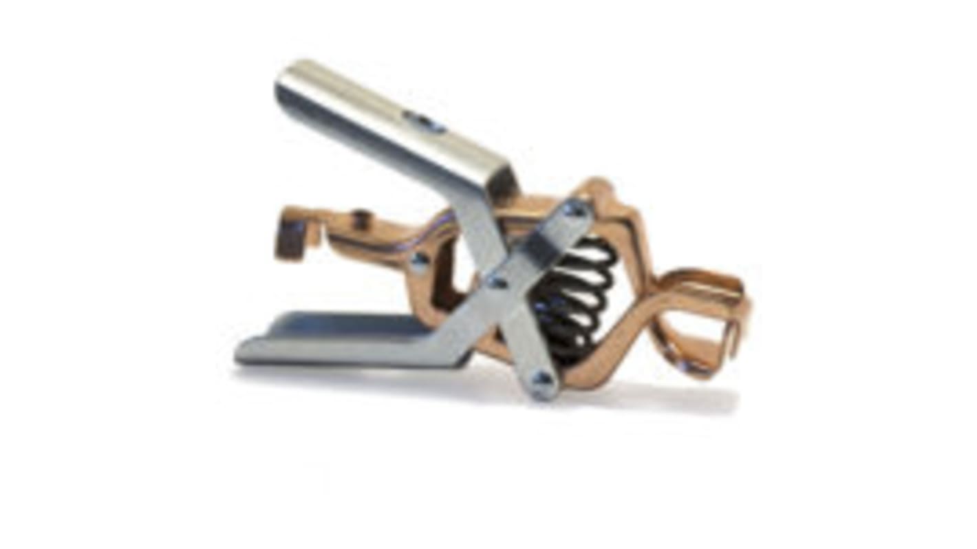 Mueller Electric Crocodile Clip, Copper Contact, 100A